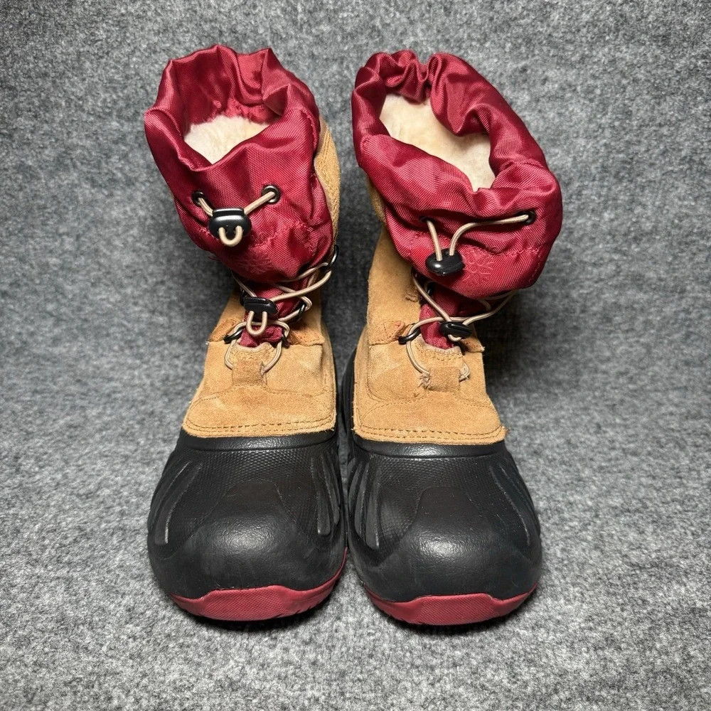 UGG Australia Kids Waterproof -20C Insulated Snow Boots Red Ludvig Size US 4
